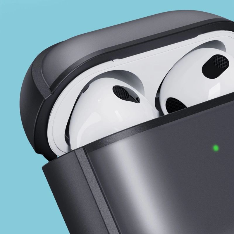 4. Tech-Protect Slim Hook-Hülle für AirPods 4 – Schwarz