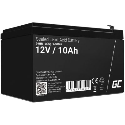 GREEN CELL AGM48 12V 10Ah Gel-Akku