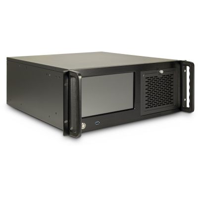 Inter-Tech 4U-4460 TFT-Rack Schwarz