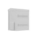 6. Wandregalschrank 10" HERMETISCH IP55 WAND-/STANGENMONTAGE 320X220X400 GRAU LANBERG (MONTIERT)