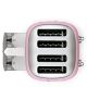 6. Smeg TSF03PKEU Toaster 6 4 Schlitze 2000 W Pink