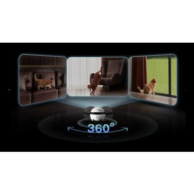 6. EnaBot - EBO AIR 2 Plus Heimroboter - Begleiter mit Überwachungs- und Videoanruffunktion (lila)