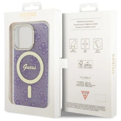 8. Guess GUHMP14LH4STU iPhone 14 Pro 6.1" lila/lila Hardcase 4G MagSafe