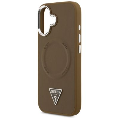 6. Guess Triangle Logo MagSafe Hülle für iPhone 17 - Braun