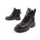 8. Lee Cooper Stiefel, Damenstiefel, Lederstiefel, Schwarz, Rot, Warm