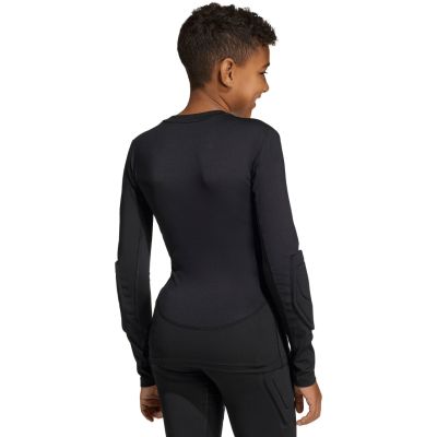 5. adidas Gepolstertes Torwart-Langarmshirt für Kinder, Schwarz KA1678