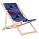 GRÜNBLAUER KLASSISCHER BEECHEN-DECKSTUHL MIT TUKAN-DRUCKMUSTER GB183 TOUCANS