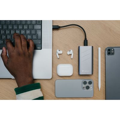 7. Verbatim TurboMetal SSD USB4 2 TB USB Typ-C USB4 Gen 2x2 Silber