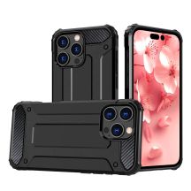 Hybrid Armor Panzerhülle für iPhone 16 Pro – Schwarz