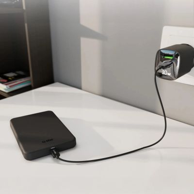 7. SBS Mag Power Qi2 5000 mAh Powerbank kompatibel mit MagSafe - Schwarz