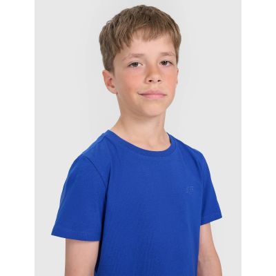 3. Einfarbiges Jungen-T-Shirt, Größe 4F 4FJRAW25TTSHM3260-36S