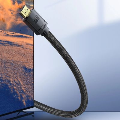 6. Baseus High Definition Series 8K HDMI Kabel 2m - Schwarz