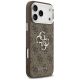 4. Guess 4G Big 4G Classic Logo Case für iPhone 17 Pro Max Braun - Silber