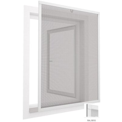 54. Moskitonetzfenster Aluminium 100x120 Weiß