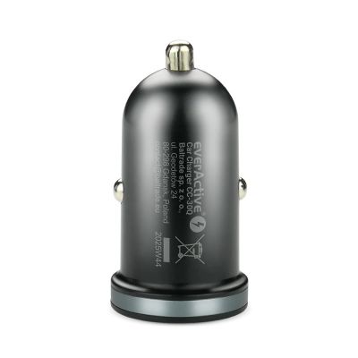 5. EVERACTIVE Autoladegerät 1x USB + 1x USB-C 35W QC 3.0 PD Schwarz CC-30Q