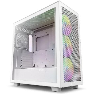 13. NZXT H7 FLOW RGB MIDI-TOWER-GEHÄUSE MIT FENSTER WEISS (2024)
