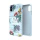 Adidas OR SnapCase Floral Hülle für iPhone X / Xs - grau