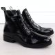 3. Schwarze Damen-Ankle-Boots aus Lackleder, S.Barski HY52-527