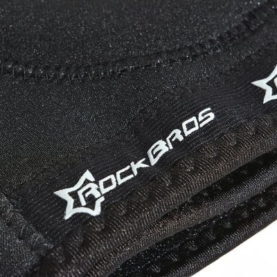 6. Rockbros LF1106L Sportprotektor für Patella und Kniegelenk, Größe L - schwarz