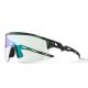 Rockbros Photochrome Fahrradbrille mit UV-Schutz und Korrektureinsatz - Schwarz