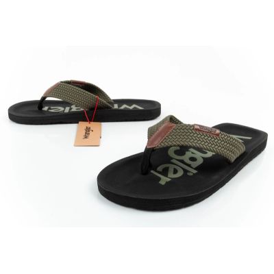 8. Wrangler Herrenschuhe Zane Flipflop grüne Flip-Flops