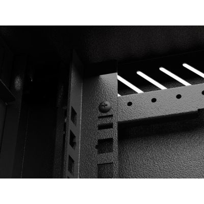 11. Lanberg WF11-3304-10B 4HE Rack-Wandschrank Schwarz