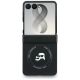 2. Karl Lagerfeld Karl&Choupette Pins MagSafe Hülle für Samsung Galaxy Z Flip 8 - Schwarz