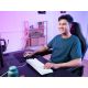 6. TRUST GXT833W THADO TKL US Weiße Gaming-Tastatur