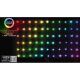11. Weihnachtsbaumbeleuchtung, Lichtvorhang für den Außenbereich/Innenbereich, 120 LEDs, 300 x 60 cm, mit Fernbedienung, RGB-Farben