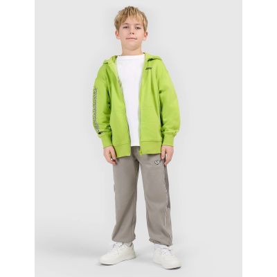 3. Jungen-Sweatjacke im Loose Fit mit Kapuze 4F 4FJRSS26TSWSM2817-45S