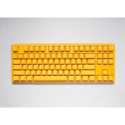 9. Ducky One 3 Gelbe TKL Gaming-Tastatur USB Deutsch Gelb