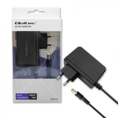 QOLTEC Netzstecker-Netzteil 19W | 9V | 2,1A | 5,5*2,5