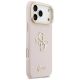4. Guess Grained Big 4G & Stand Camera Case für iPhone 17 Pro Max - Pink