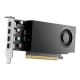 PNY NVIDIA A1000 8 GB GDDR6 128-Bit, Low Profile, PCIe 4.0 x8, Einzelsteckplatz, 4 x Mini DisplayPort 1.4a, 50 W, LP-Blende, 4 x mDP-zu-DP-Adapter, Einzelhandelspreis