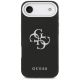 3. Guess Grained Big 4G Classic Logo Hülle für iPhone 17 Air - Schwarz