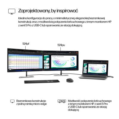 7. HP LED-Monitor 23,8" S5 Pro 524pf (9D9L6UT)