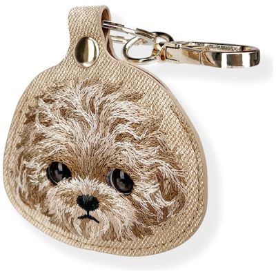 4. Nimmy New Big Eyed Pet 2.0 Hunde-Tracker-Hülle, Braun