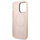 7. Guess GUHMP14XSBPLP iPhone 14 Pro Max 6,7" rosa/rosa Hartschale Silikon-Logoplatte MagSafe