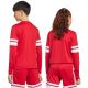 10. adidas Squadra 25 Langarmtrikot für Kinder Rot und Weiß JJ0041