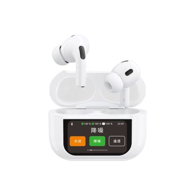 2. Dudao U19 In-Ear TWS kabelloser Bluetooth 5.3 Kopfhörer mit LED-Anzeige – Weiß