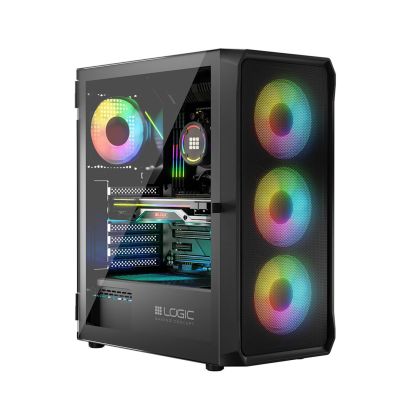16. LOGIC LOGIC PORTOS ARGB MIDI USB 3.0 SCHWARZES GEHÄUSE