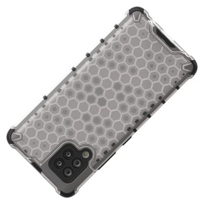 8. Honeycomb Handyhülle Schutzhülle mit TPU Rahmen für Samsung Galaxy A42 5G schwarz