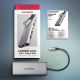 9. Axagon HMC-6G2L Kabelgebundene Dockingstation USB 3.2 Gen 2 (3.1 Gen 2) Typ-C Aluminium