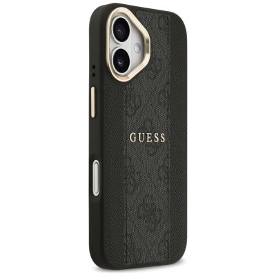 4. Guess 4G Stripe MagSafe Hülle für iPhone 17 - Schwarz