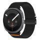 Tech-Protect Nylon-Armband mit Verschluss für Samsung Galaxy Watch 40/44/46 mm – Schwarz