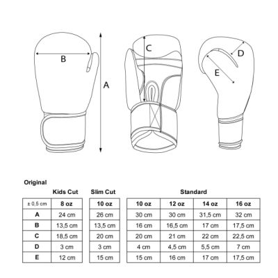6. TOP TEN "URBAN ARTS" Boxhandschuhe schwarz und rot