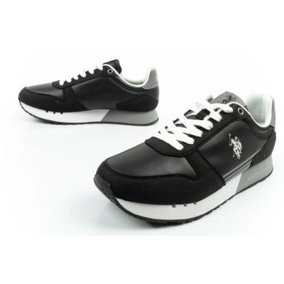 8. US Polo Assn Sportschuhe, Sneaker für Herren, modisch, bequem, schwarz