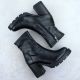 14. Schwarze Damen-Stiefeletten mit Blockabsatz Potocki 12419
