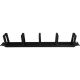 2. Alantec-1U 19" Kabelorganizer mit Bürstendurchführung, 5 Kunststoffhalter