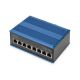 2. ASSMANN Electronic DN-651121 Gigabit-Ethernet-Netzwerk-Switch (10/100/1000) PoE-Unterstützung Schwarz, Blau